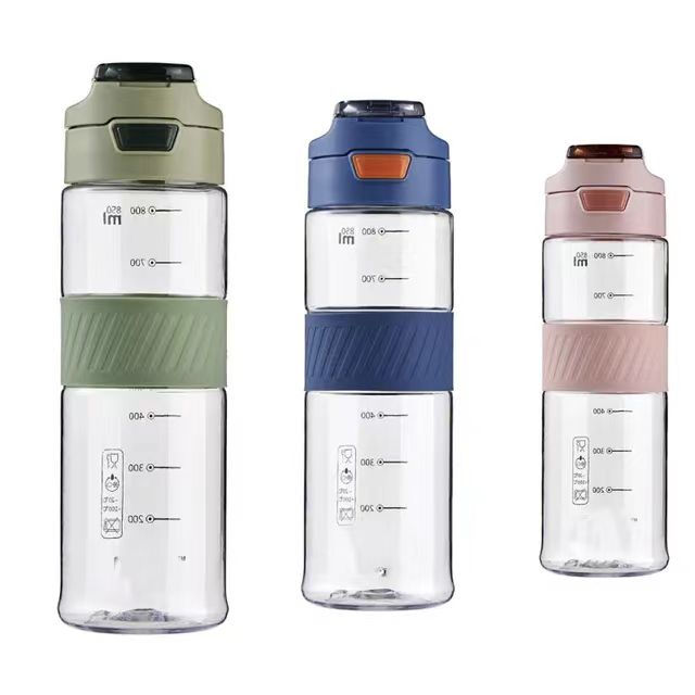 22oz 650Ml Leak Proof Tritan Plastic Sport Water Bottle With Handle