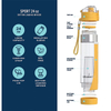 Wholesales 700 ml Customization Bpa Free Plastic Tea Strainer Sport Bottle Fruit Infuser Water Bottle