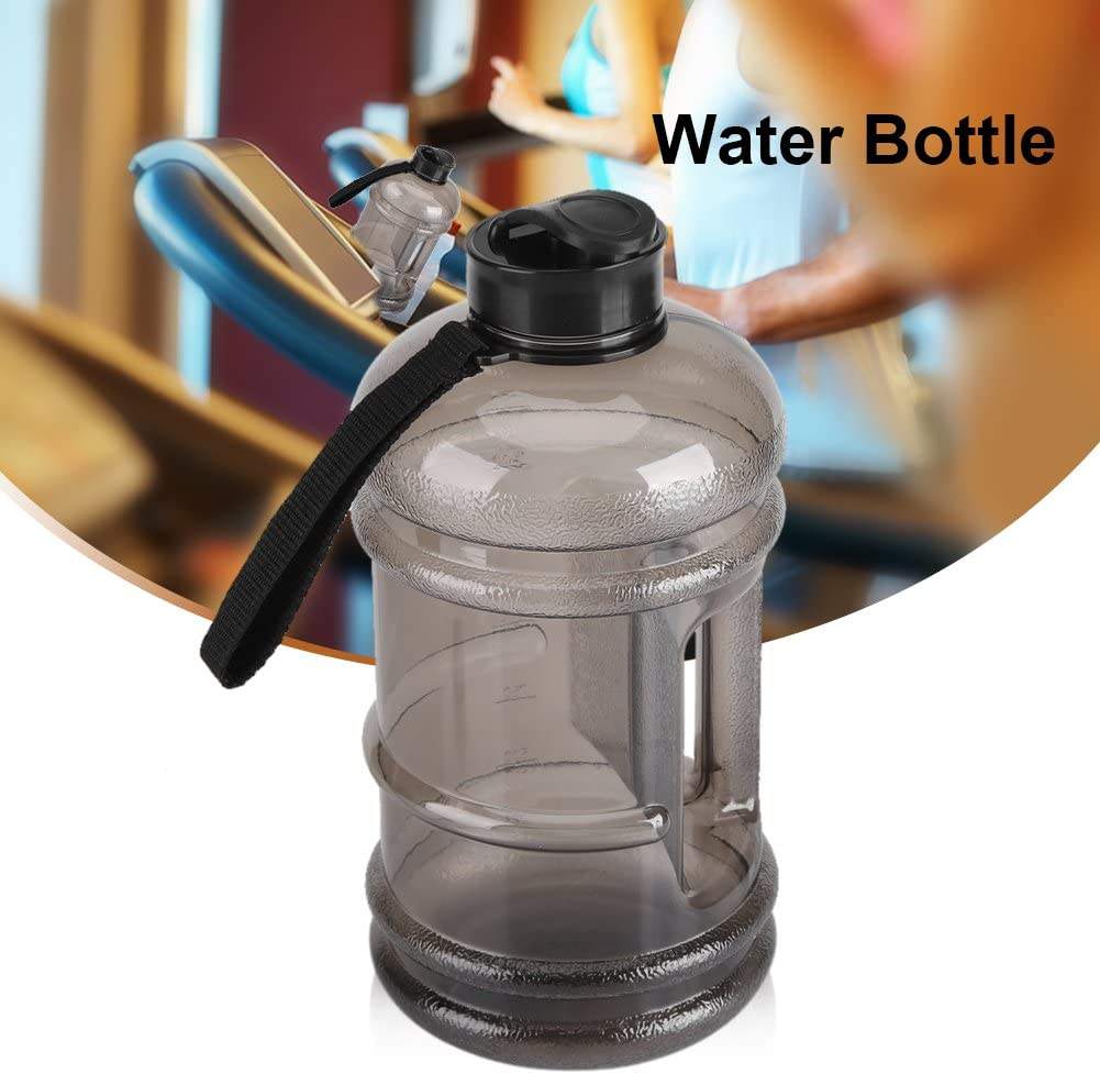 Half Gallon Water Bottle Sports Gym Bottle With Handle BPA Free Customizable Outdoor Plastic Water Bottle