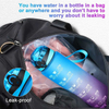 Outdoor Customized Drinking Plastic Water Bottle Time Marking Water Bottle