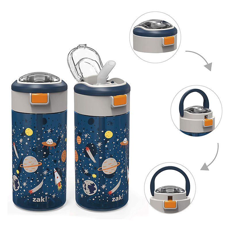 Available Kids Hiking Water Bottle With Image Bpa Free Children Plastic Drink Bottle