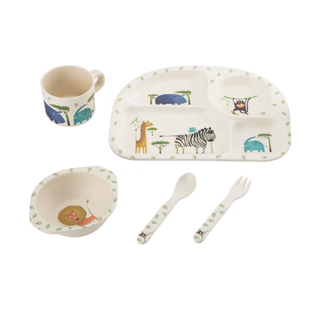 Wheat Straw Plates Sets Dinnerware Sets