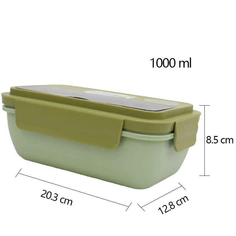 Modern Design Plastic Lunch Box Microwavable for Kitchen Use for Food on the Go for Camping