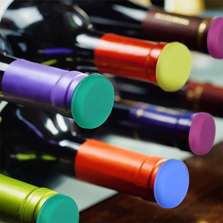 Reusable Glass Bottle Stopper Beverage Beer Champagne Wine Saver for Keep Fresh Silicone Wine Stoppers