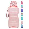 2000ml Custom 2 Liter Plastic Water Bottle with Straw Gradient