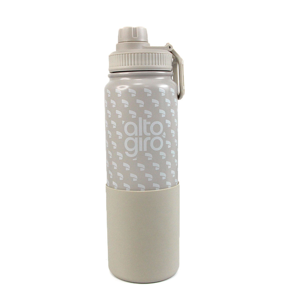 750ml New Sport Stainless Bottle Water with Silicone Base Outdoor Insulated Double Wall Thermos Office Hot Water Bottle