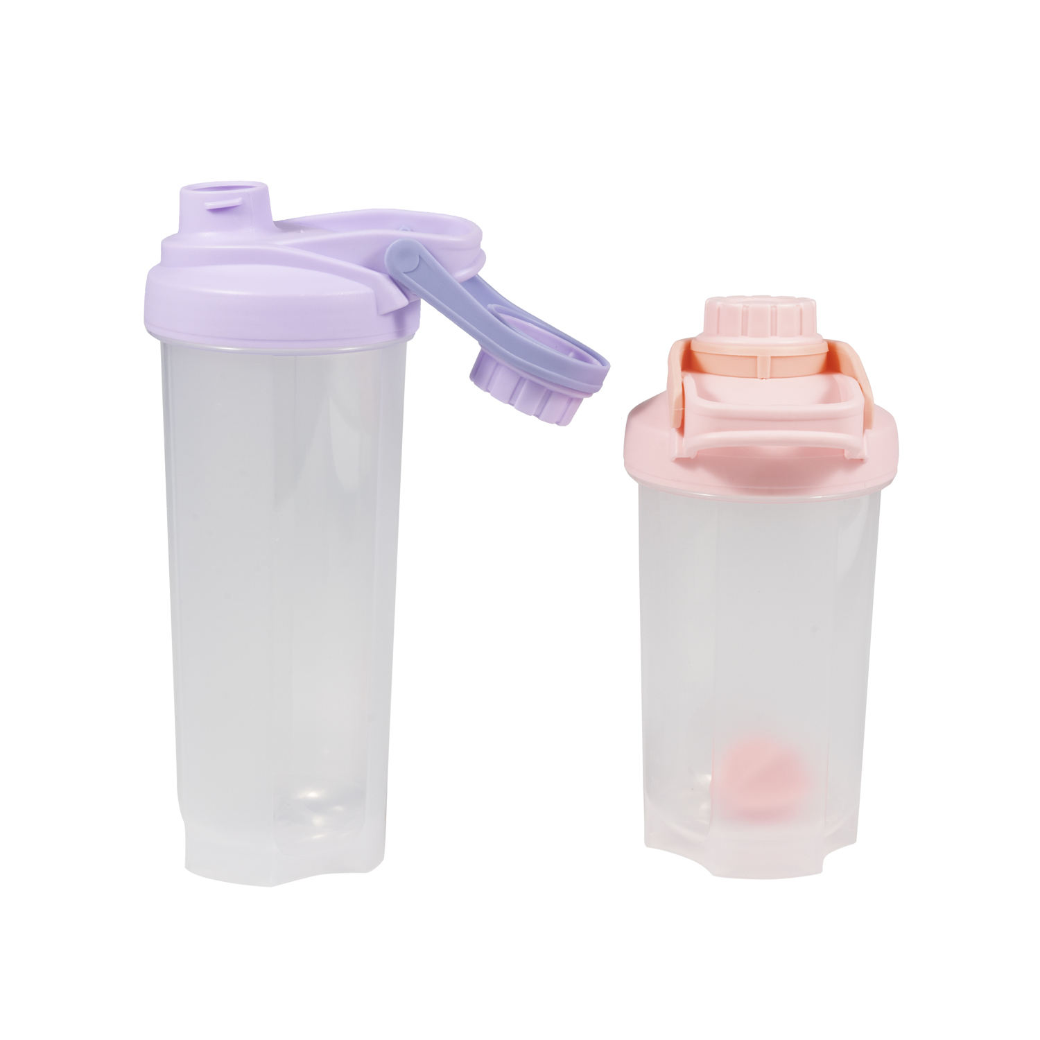 25oz Wholesale Custom Logo Gym Plastic Protein Shaker Bottle BPA Free with PP Ball and Handle