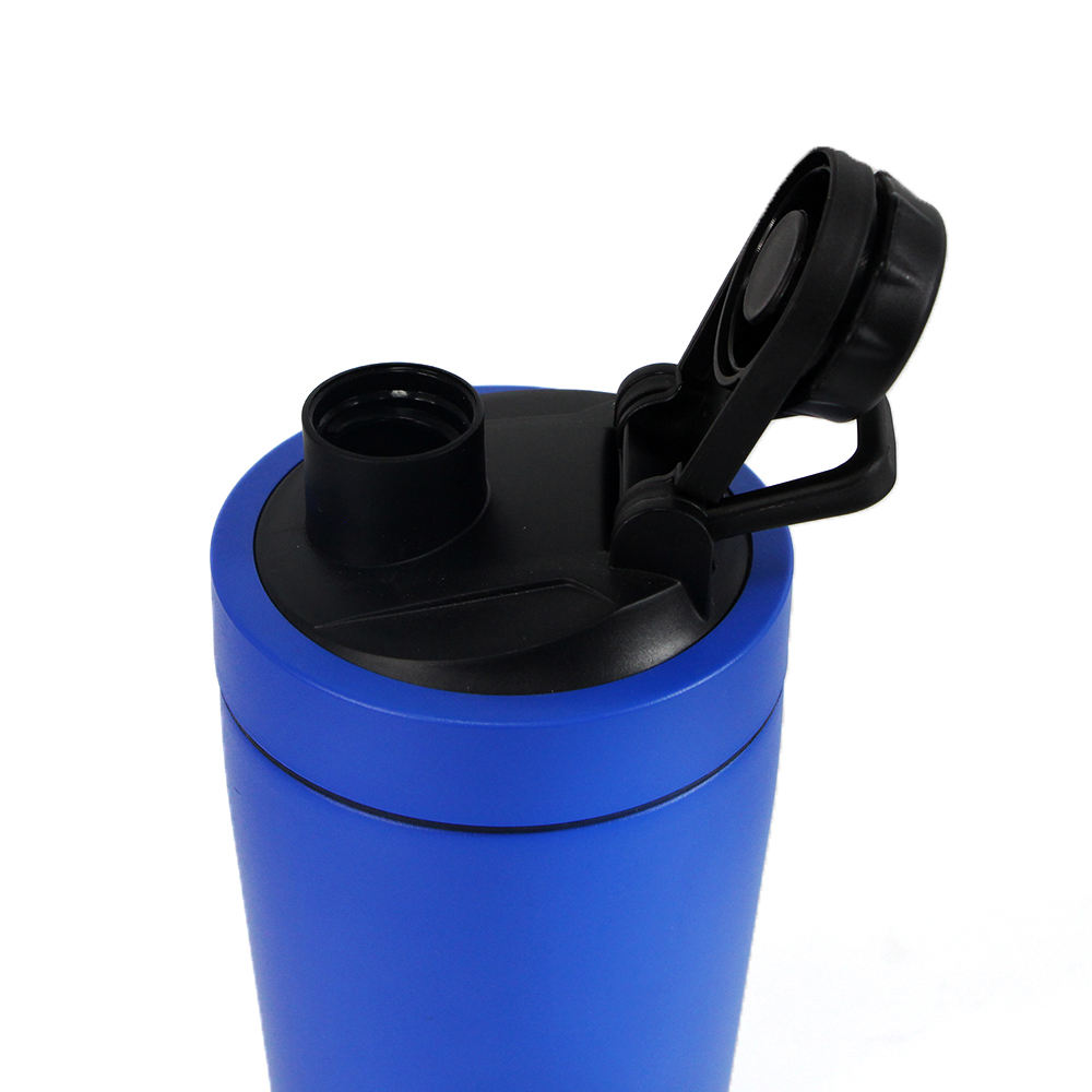 750ml Gym Fitness Stainless Steel Bottle with Strainer Protein Powder Mixing Insulation Shakers Bottle