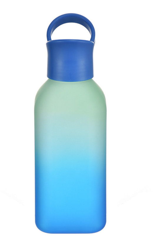 1000ML Minimalist Candy Color Water Leak Proof Portable Travel Large Capacity Plastic Water Bottle