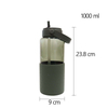 32oz Portable Reusable Bpa Free Plastic Tritan Back to School Sports Water Bottle Bottles With Straw