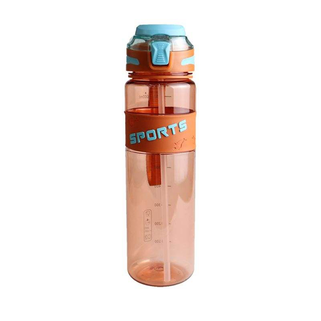1000ml BPA Free 32oz Plastic Drinking Sports Tritan Drink Water Bottles with Silicone Suction Nozzle