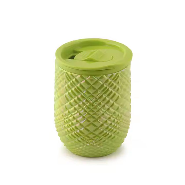Food Grade Plastic Double Wall Wine Mini Plastic Tumbler Cup with Lid Reusable