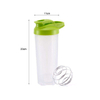 Customize 24oz Plastic Shaker Bottle BPA Free Sport Gym Leakproof Protein Shaker Bottle with Stainless Steel Ball