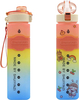Wholesale Customized Leak-Proof and Anti-slip Travel Water Bottle New 32oz Square Sport Plastic Water Bottle with Logo