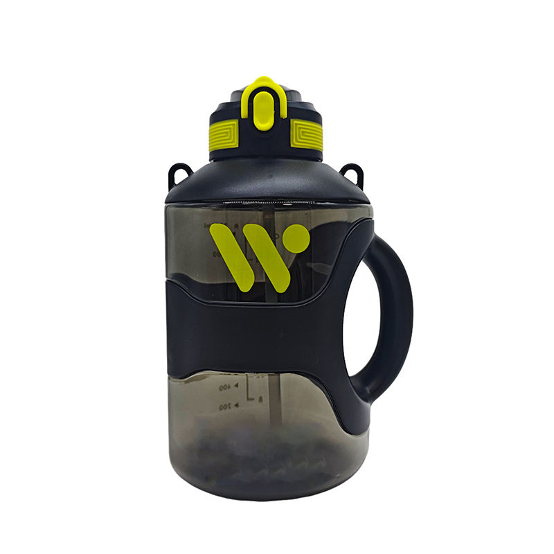 2L Reusable Tritan Gallon with Straw Gym Eco-Friendly Sports BPA Free Plastic Water Bottle