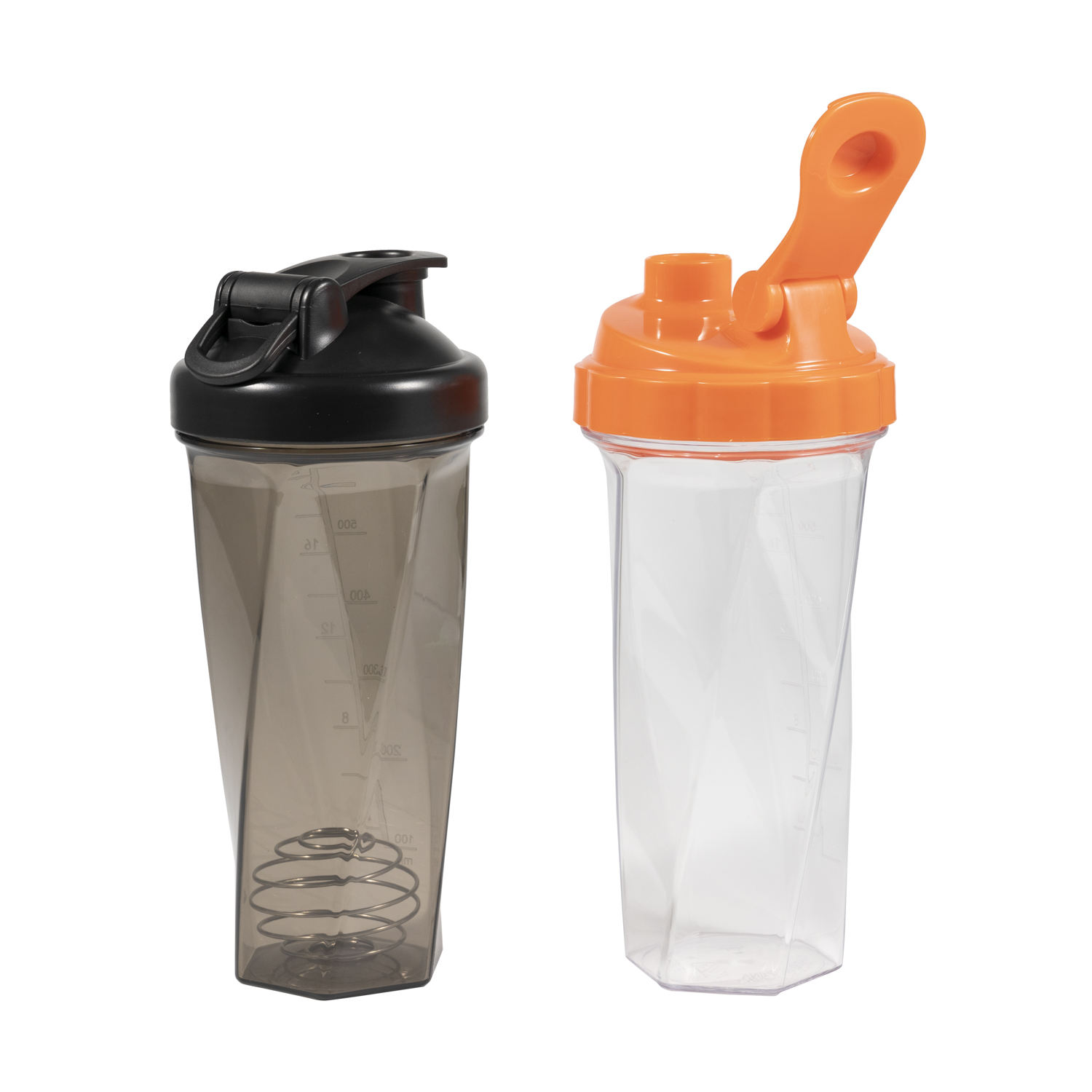 700ml 23oz Custom logo and Color Shaker Water Bottle Gym with Stainless Steel Mixing Ball Protein Powder Shaker Cup