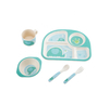 Reusable Eco-friendly Bamboo Fiber Feeding Set Tableware Set