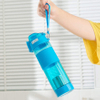 BPA Free Non slip 650 ml Custom Plastic Hydrogen Rich Water Alkaline Sport Water Bottle with Handle and Lid