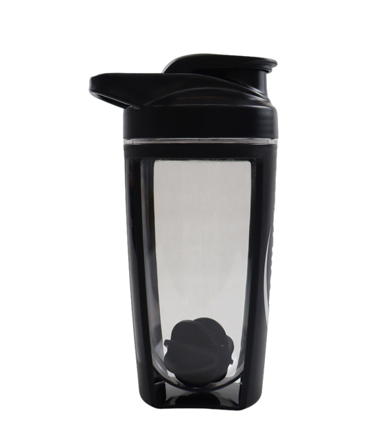 Wholesale 600ml Handle Portable BPA Free Custom Protein Shaker Bottles Outdoors Sport Fitness Bottle With Shaker