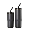 30oz Custom Logo Stainless Steel Vacuum Insulated Tumbler Coffee Cups Travel Mugs Keep Cold for Tour With Straw