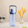 1100Ml Handle Type Portable Plastic Straw Water Bottle With Scale