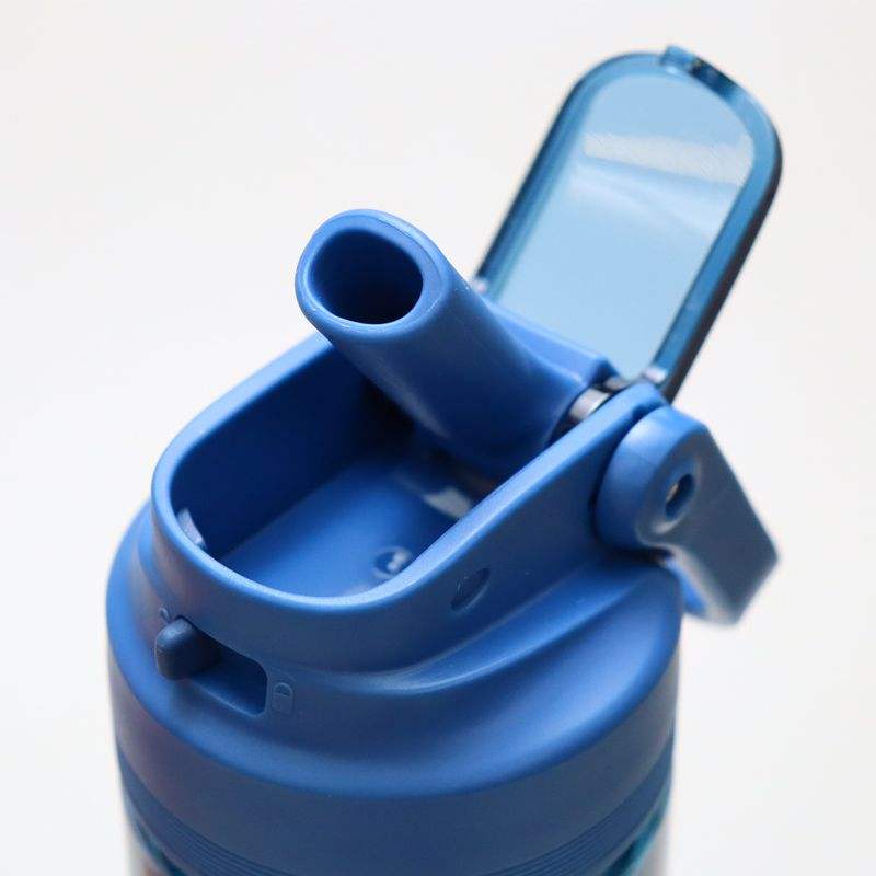 Wholesale BPA Free 24oz Motivational Custom Logo Non SlipTritan Plastic Running Water Drink Bottle with Straw with Handle