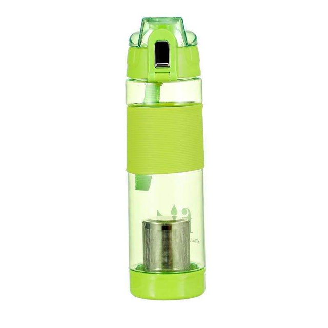 New 22oz Product BPA Free Plastic Alkaline Hydrogen Sports Water Bottle with Stainless Steel Filter