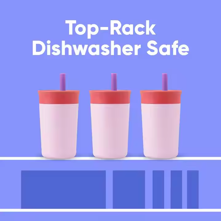 2024 New Vacuum Cup Kids Insulation Stainless Steel Tumbler with Spill Resistant Lid and Flexible Straw Custom Kids Water Bottle