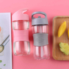400ML New Design Bpa Free Plastic Tritan Kids Children Water Bottle with Anti slip Silicone Ring and Handle