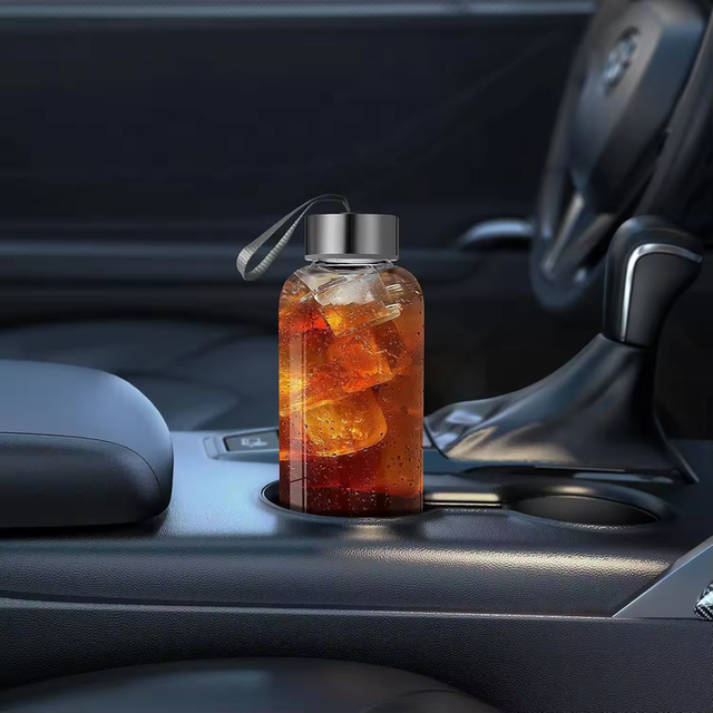 500ML High Quality High Appearance Level High Temperature Resistance Outdoor Travel Sports Portable Glass Water Bottle