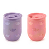 New Design Plastic Double Wall Wine Plastic Tumbler Mini Cup With Lid BPA Free
