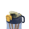 1000ml Plastic Water Bottle with a Fruit Strainer and a Leak-proof Button Switch Suitable for Sports and Gym Water Cup