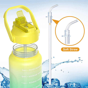 Bouteille Eau Sport Botellas Para Agua Personalizadas Plastic 2200Ml Sports Plastic Water Bottle With Handle Bottles