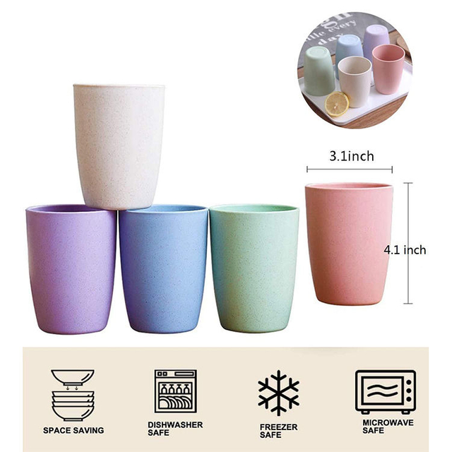 12oz Plastic Cup BPA FREE RPET New Material Food Grade Juice Cup Suitable for Kitchen Restaurant and Party