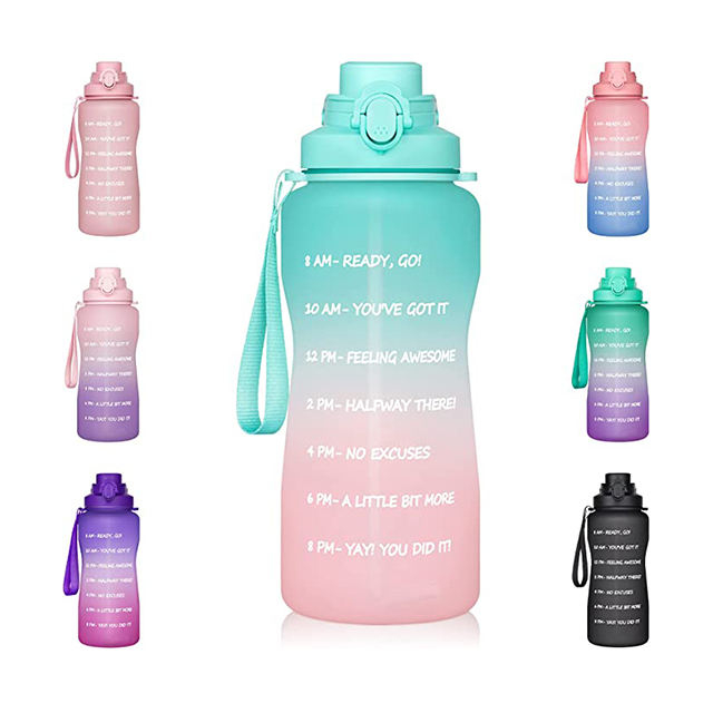 128oz New Design High Quality Export Oriented Plastic Sports Bidon Plastic Water Bottles From Indonesia