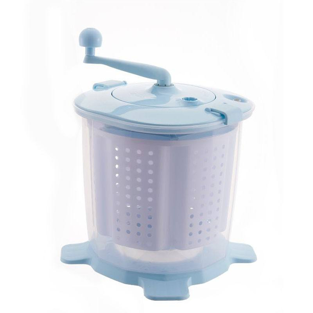 Portable Hand Manual Clothes Non-Electric Washing Machine Spin Dryer Counter Top Washer Dryer Manual Washing Machine