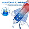 High Quality 1L 1000Ml 32Oz Wide Mouth Motivational Plastic Gym Sports Water Bottle With Strap