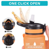 Bouteille Deau En Paille Botella De Agua De Viaje 1Litre Low Price Bottle Water for Students With Straw Bottles