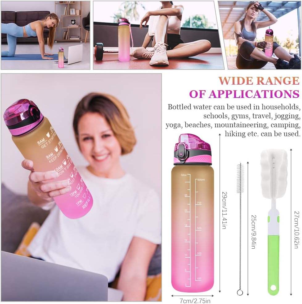 Best Selling Drink Gym Reusable Sport Bottles 100% Bpa Free Tritan Plastic Water Bottle 32 Oz Large Capacity