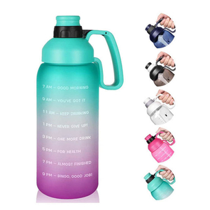 64oz Large Capacity 2.2 L 2.2L Leak Proof Botellas De Agua Gym Sports Water Bottle With Straw