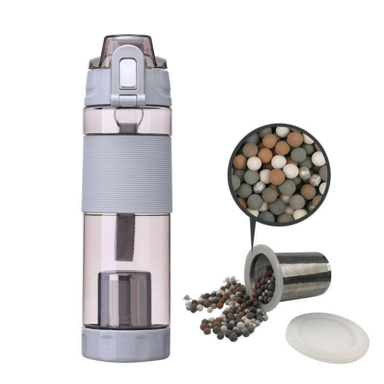 23 OZ 650 ml BPA Free Custom Plastic Hydrogen Water Generator Alkaline Water Bottle