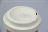 Eco-friendly BPA Free RPET 400ml Custom Pattern Reusable Coffee Cup with Lid Bamboo Fiber Mug with Silicone Sleeve
