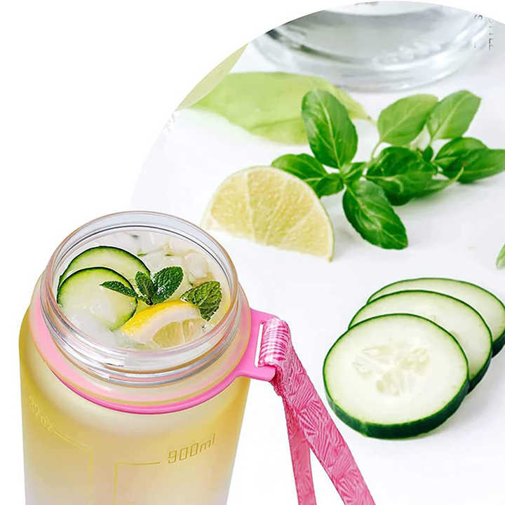 Garrafa De Plastico Botellas Outdoor Transparente Fancy Plastic Bottle of Water Gym Bottles to Customize