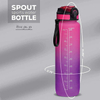 Botella Para Agua 1Litro Bottles With Straw With Custom Logo Wide Mouth Plastic 32Oz Sports Water Bottle