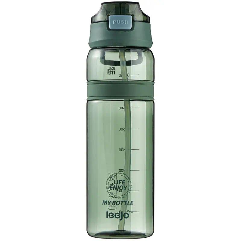 Tritan Flasche Bpa Free High Quality Plastic Sports Drink Bottles in Bulk Water Bottle With Straw