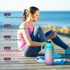 Botella De Agua 2L Sports Motivational 2000 Ml Bottles With Time Marker in Stock Water Bottle