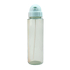 High Quality 600Ml Narrow Mouth Minimalist Leakproof Transparent Sipper Plastic Water Bottle for Kids