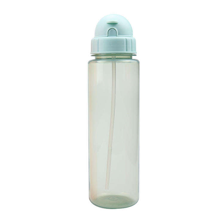 High Quality 600Ml Narrow Mouth Minimalist Leakproof Transparent Sipper Plastic Water Bottle for Kids