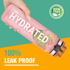 32oz Water Bottles Motivational Sports Water Bottle with Time Marker Tritan BPA Free Wide Mouth Leakproof Plastic Water Bottle