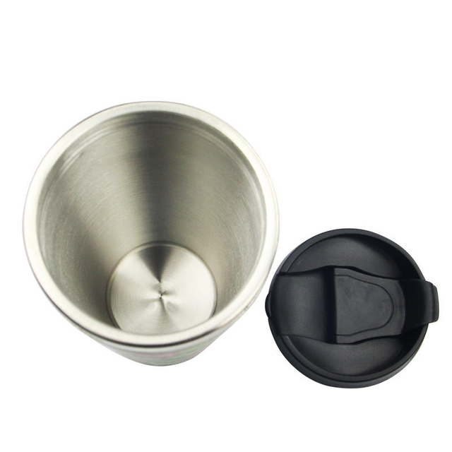 Eco-Friendly Reusable Stainless Steel Drinking Coffee Cups for Adults